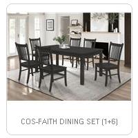 COS-FAITH DINING SET (1+6)